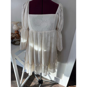 Boho Sweet Lemon Babydoll Dress Small